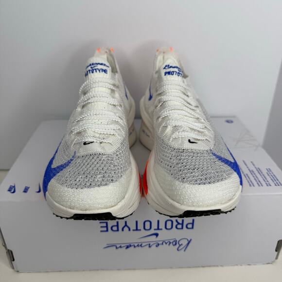 Nike Air Zoom Alphafly Next% 3 FP White Orange Size 5.5 Women - Picture 5 of 8